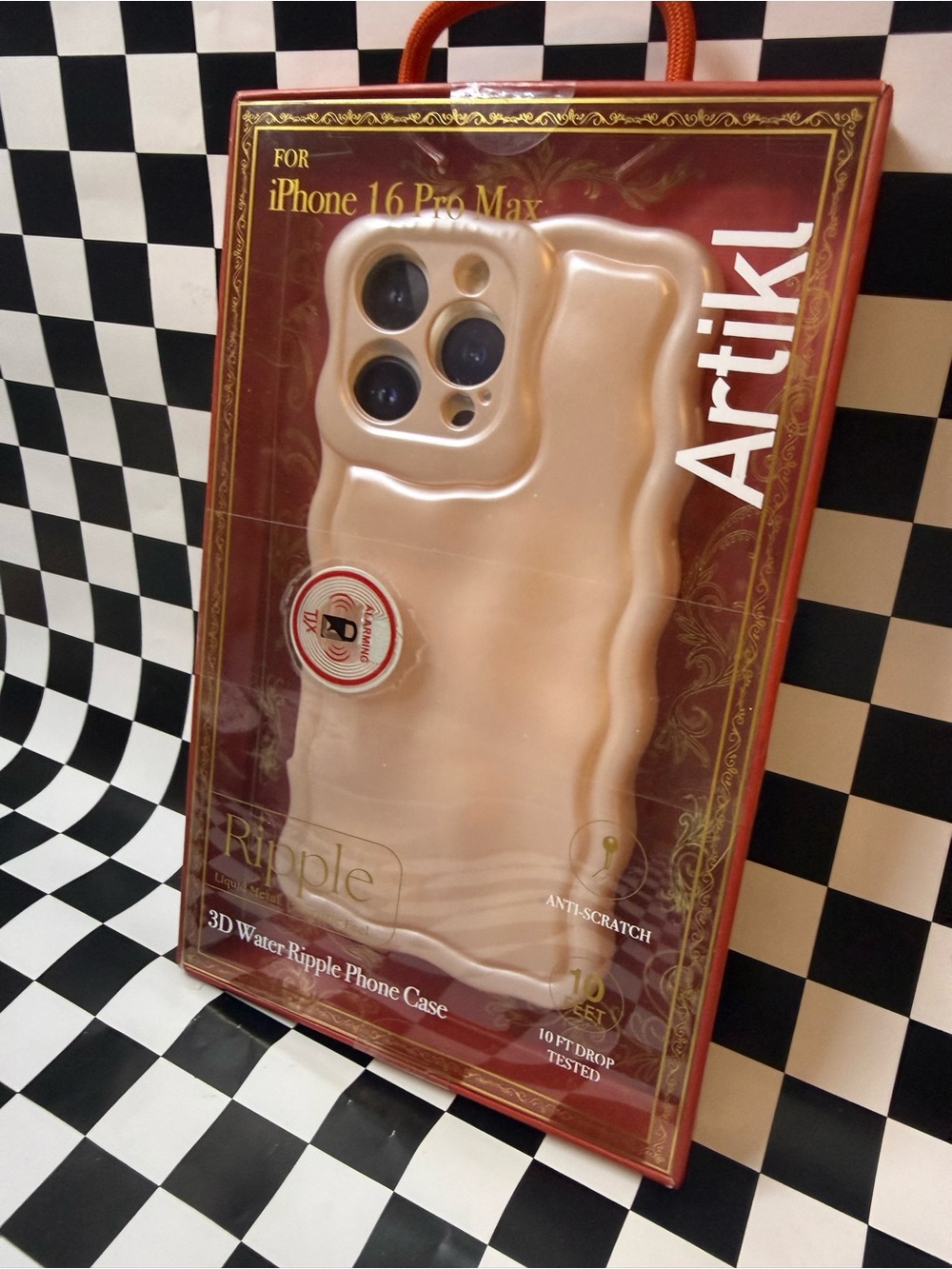 3D Water Ripple Phone Case for iPhone 16 Pro Max